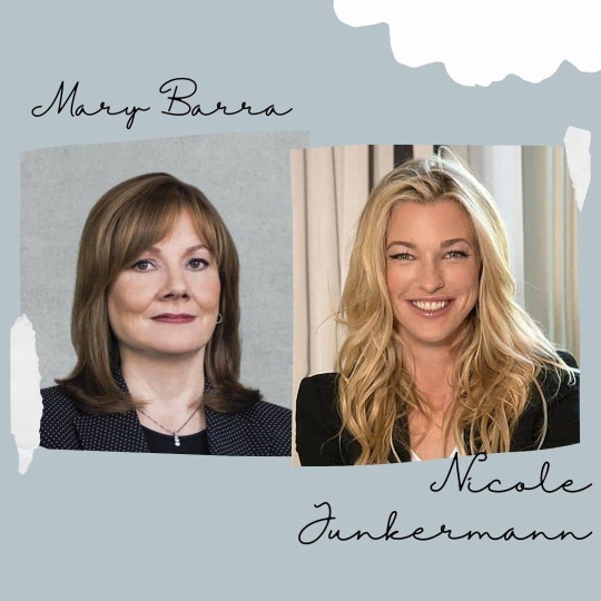 Nicole Junkermann Mary Barra