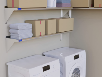 Stainless Steel Wall Mount Shelves