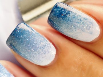 Blue Ombre Nail Designs