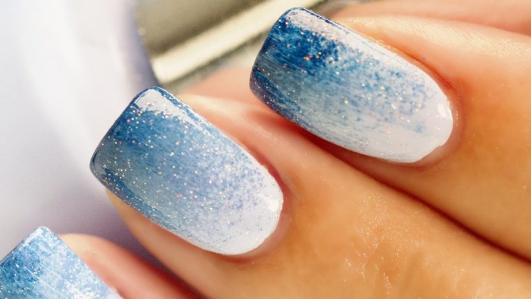 Blue Ombre Nail Designs