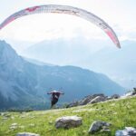 Paragliding Over the Alps
